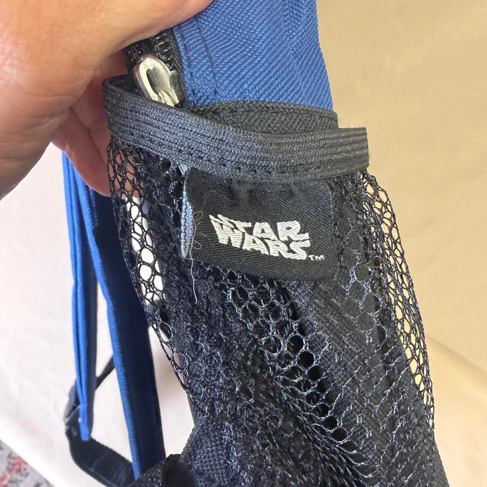 Star Wars R2-D2 C-3PO Backpack Vintage NWT Kids Blue Black Bookbag Droids